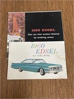 Lot of Vintage Edsel Sales Brochures (59 & 60)
