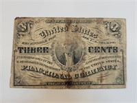 3 Cent Fractional Currency FR-1227