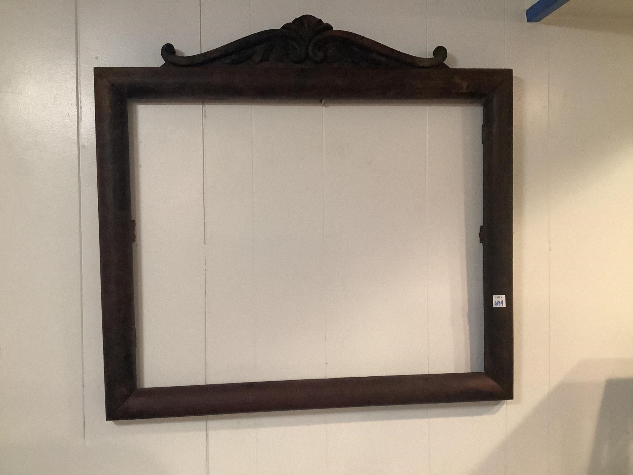 Antique Wooden Frame Approx 33.5" x 27.5"