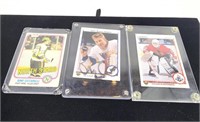 COLLECTABLE Assorted Hockey Trading Cards (x3)