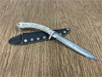 Handmade Knife w/Stag Handle