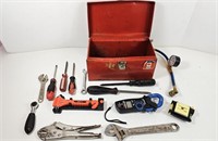 GUC Used Toolbox w/ Assortment of Tools