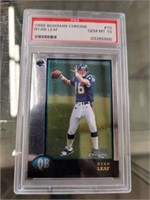 GRADED 1998 RYAN LEAF BALL CARD