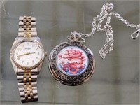 DETAILS MEN'S WATCH AND DRAGON POCKET WATCH