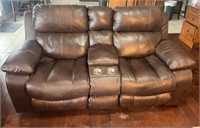 Leather Sectional Sofa with