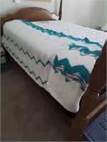 Large Afghan Blanket, Handmade