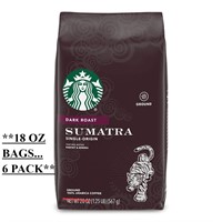 (EXPIRED) Starbucks DarkRoast Sumatra 6pk/18oz Bag
