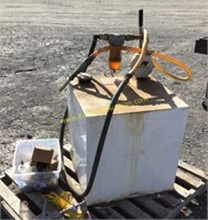 E2. 50 gallon diesel tank with small boat anchor