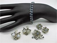 Blue Rhinestone Jewelry