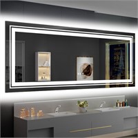 96”X36“ LED Bathroom Mirror with Lights