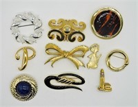 Variety of 10 Vintage Pins