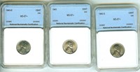 1943-PDS Cent MS67+ LISTS $1725