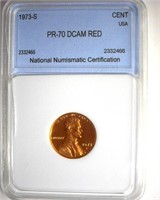 1973-S Cent PR70 DCAM RD LISTS $5250