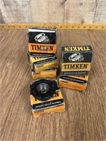 Lot of Vintage Timken Tapered Roller Bearings
