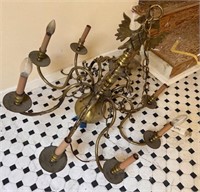 Vintage brass chandelier