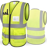 ($26) TICONN Reflective Safety Vest High,L