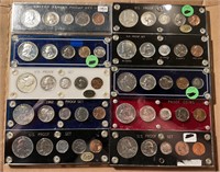 1959-1964 Proof Sets x10 in Holders