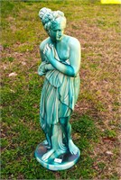 Beautiful Greek Lady Garden Statue 32" tall