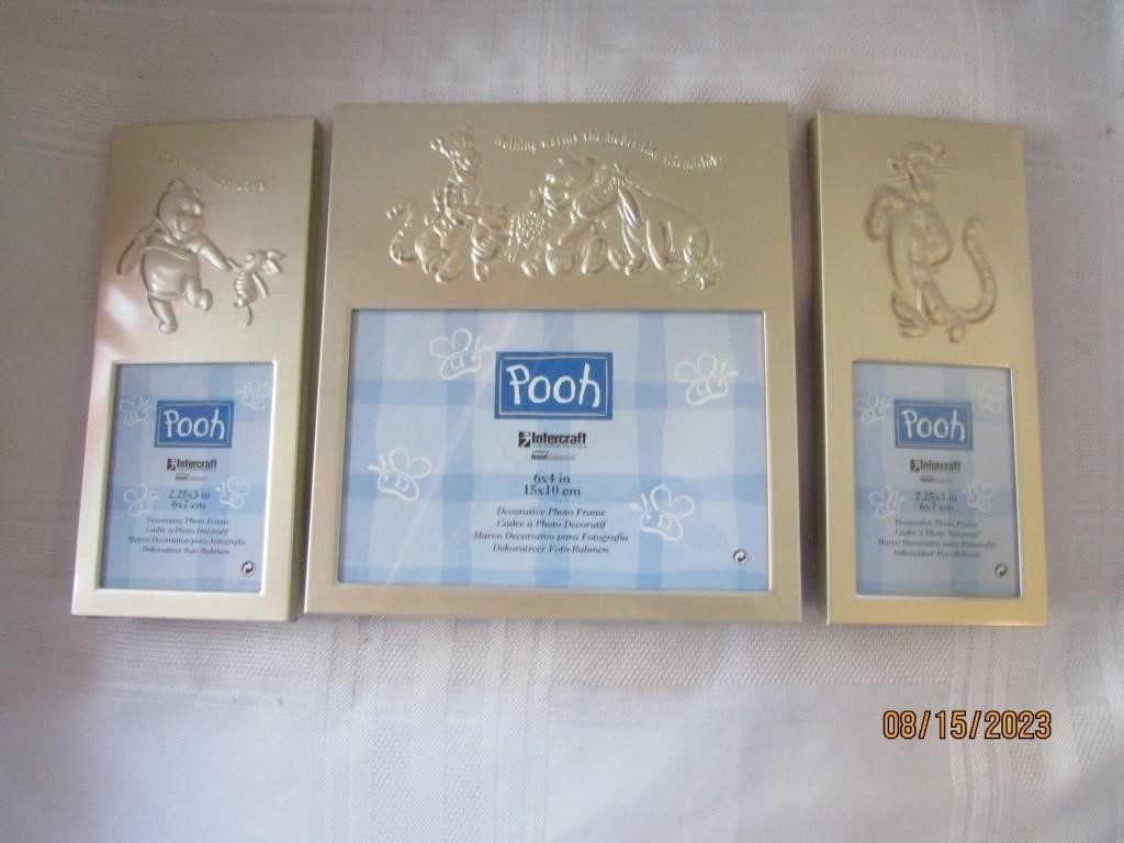Lot Of 3 Pictures Frames Winnie the Pooh Tigger