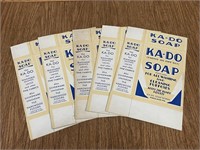 Lot of 5 Vintage KA-DO Soap Boxes