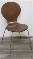 Mid century modern side chair Farfalla style