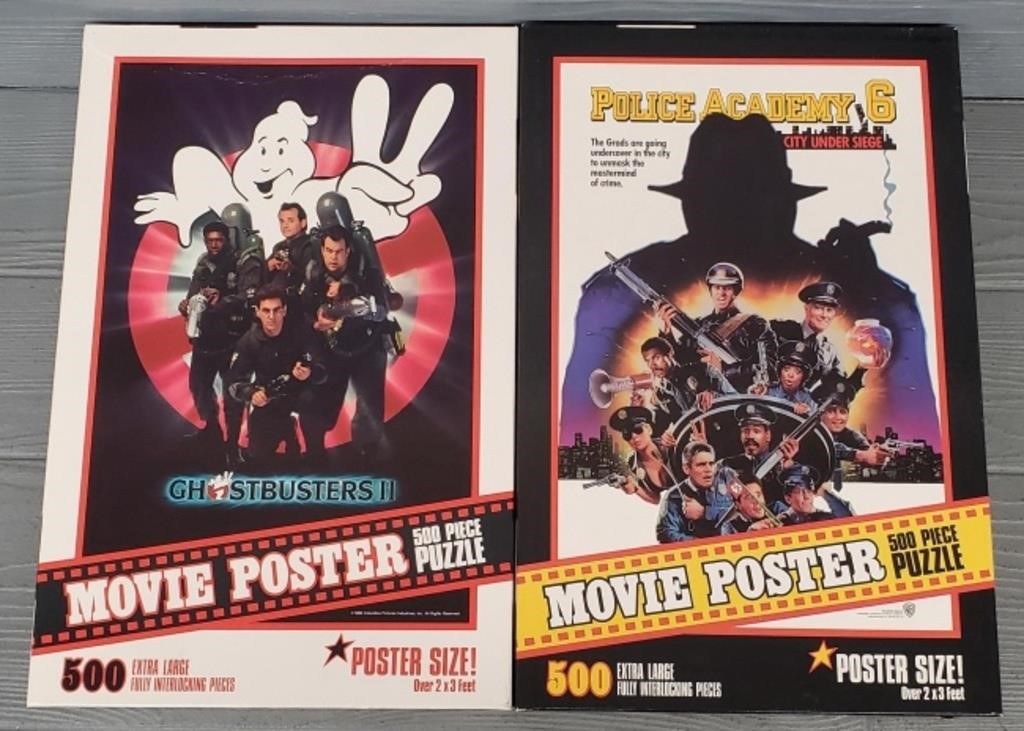 (2) 500 PC Movie Poster Puzzles