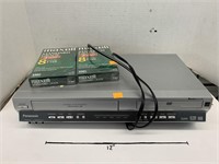 Panasonic VHS Player and DVD Player