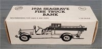 1926 Seagrave Fire Truck Die-cast Bank