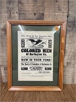 Vintage Black Americana Poster