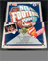 Sealed 1991 Upper Deck NFL Football Card Box