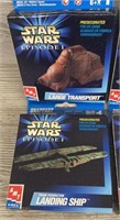 (4) Star Wars Episode 1 Snapfast Mini Model Kits
