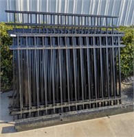 ASSORTED ALUMINIUM FENCING SECTIONS