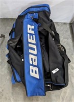 BAUER HOCKEY PADS, SKATES, HELMET, BAG