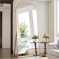 Floor Mirror, 71"×28" Arched Full Length Mirror