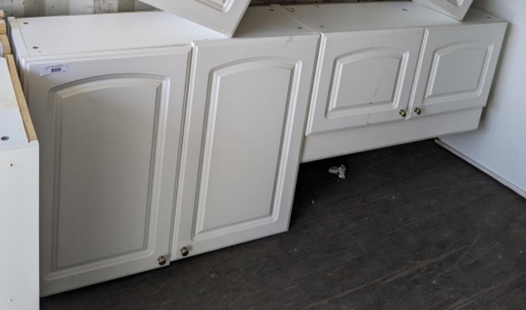 4 DOOR UPPER CABINET OVER FRIDGE