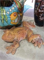 Frog yard art