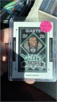 2003 Upper Deck Patch Collections BARRY BONDS Gian