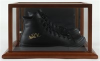 Autographed Magic Johnson Converse Shoe Display