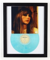 Autographed Taylor Swift Vinyl Album Display