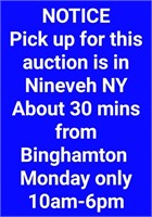 Nineveh is about 30mins from Binghamton
