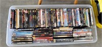 TOTE OF DVDs