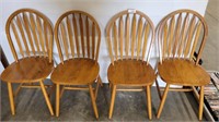 4 WINDSOR BACK CHAIRS