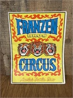 Vintage Frazen Bros Circus Poster/Program