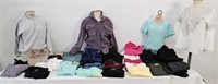 48 PAIRS OF LADIES SMALL & XS TOPS & BOTTOMS
