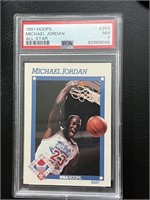 Vintage 1991 Hoops #253 Michael Jordan Card