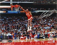 Autographed Dominique Wilkins Photo