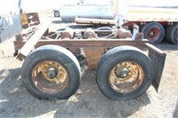 9' tandem truck frame axle