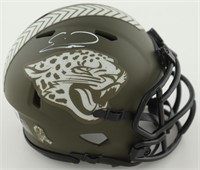 Autographed Calvin Ridley Jaguars Mini Helmet