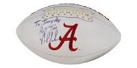 Autographed Nick Saban Roll Tide Football