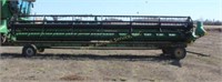 John Deere 630F Platform 30' flex head w/trailer